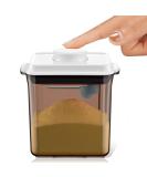 Bebamour Baby Milk Powder Dispenser Pot - 500ML Formula & Snack Dispenser - Brown One-button Design - Buy Online on GoSupps.com
