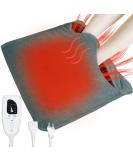 Shop Cuplu 40x40 Electric Foot Warmer - 6 Heating Levels Washable & Timer - Cozy Back & Body Comfort in Dark Gray - Buy Online on GoSupps.com