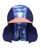 Pop-in Peaked Sun Hat 2XL Whale - UV Protection for Maximum Coverage - Buy Online on GoSupps.com