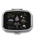 Travel-Friendly Metal Pill Organizer - Compact 2 Compartment Case for Vitamins Supplements & Meds - Cute Portable & Perfect for Purse or Pocket - Buy Online on GoSupps.com