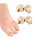 Soft Washable Toe Separators for Women Men - Relieve Foot Pain & Correct Hammer Toe - 2 Pair Small - Suitable for Bunion & Hallux Valgus - Buy Online on GoSupps.com