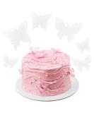 Rapidbok 50 Pieces Edible Butterflies - Rice Paper Cake Decorations for Weddings Birthdays & Parties | Butterfly Cupcake Toppers - Buy Online on GoSupps.com