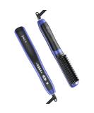 JNLY Hair Straightener Brush | 3 in 1 Ionic Hot Comb | Fast Heating Anti-Scald for Frizz-Free Hair | Perfect for Home & Salon Use - Buy Online on GoSupps.com