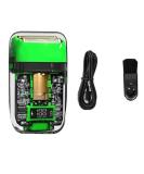 Buy NG-988 Green Electric Razors for Men - Titanium Blade USB Rechargeable Shaver | Premium Men's Grooming - Buy Online on GoSupps.com