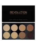 Makeup Revolution Ultra Cover & Concealer Palette - Medium Dark | 8 Shades, 10g - Buy Online on GoSupps.com
