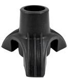 Aidapt 22 Self Standing Tri Rubber Walking Stick Cane Tip Ferrule - Replacement Aid - Buy Online on GoSupps.com