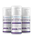Buy Approved Science Progesterone Cream - Bio-Identical USP - 20mg with Hyaluronic Acid & ProVitamin B5 - Vegan - 3.38 fl. oz (Pack of 3) - International Shipping - Buy Online on GoSupps.com