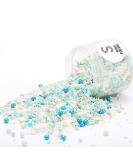 Super Sprinkle Schneegest ber 180g | Colorful Baking Sprinkles | Chocolate Pearl Cake Decoration | Sugar Snowflake Sprinkles | AZO Dye-Free | International Shipping - Buy Online on GoSupps.com