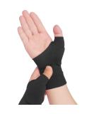 YUNYILAN 2pcs Thumb Compression Arthritis Gloves - Gel Wrist Support for Joint Pain Tendonitis & Sprains (Black - Buy Online on GoSupps.com