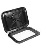 Amarine Made Marine Access Hatch Boat Hatch Lid Deck Access Hatch & Lid 10-5/8" X 14-3/4" - White or Black 270mmx375mm - Buy Online on GoSupps.com