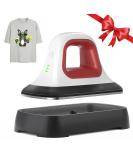 7x3.8 Heat Press Machine for T-Shirts, Shoes, Bags, Hats & HTV Vinyl Projects | Portable Iron Press for Heating Transfers - Red - Buy Online on GoSupps.com