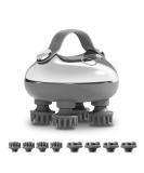 Chlovoe Scalp Massager - Waterproof Electric Head Massage Device with 3 Kneading Modes & 4 Replacement Heads | Perfect Gift for Relaxation - Buy Online on GoSupps.com