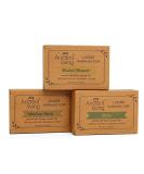 BlueQueen Handmade Soaps | Natural Daily Bath Essentials | Kasturi Turmeric Multani Mitti & Tulasi Soaps for Radiance Anti-Aging & Cleansing - 100 gm Each - Buy Online on GoSupps.com