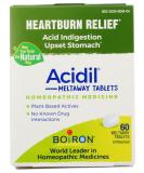 Boiron Acidil - Homeopathic Relief for Indigestion Sour Stomach & Heartburn - 60 Tablets - International Shipping Available - Buy Online on GoSupps.com