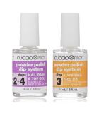 Cuccio Powder Polish Dip System Steps 2+4 Base, Top Gel & Layering Gel Duo Set 0.5oz - Buy Online on GoSupps.com