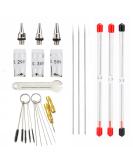 Uouteo Airbrush Nozzle & Needle Replacement Set with Cleaning Repair Tool - 0.2mm, 0.3mm, 0.5mm - 11 in 1 Kit - Buy Online on GoSupps.com