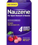 Nauzene Nausea Relief Chewable Tablets 40 Count | Fast Relief from Nausea | International Shipping Available - Buy Online on GoSupps.com
