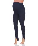 FUTURO FASHION Women's Maternity Fleece Lined Stirrup Leggings - Navy | Over Bump Belly Support, High Waisted Pants for Pregnancy - Size 8-22 UK - Buy Online on GoSupps.com