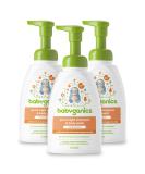 Babyganics Orange Blossom Baby Shampoo + Body Wash Pump | Non-Allergenic & Tear-Free | 16 Fl Oz (Pack of 3) - Buy Online on GoSupps.com
