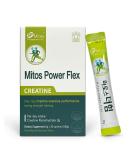 MITOS Power Flex Creatine 3000 mg Powder Supplement | BCAA Vitamin D3 & E for Strength & Energy | 30 Servings - Buy Internationally - Buy Online on GoSupps.com