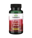 Swanson Alpha Lipoic Acid Supplement - Supports Healthy Blood Pressure & Carbohydrate Metabolism - 120 Capsules, 100mg - Buy Online on GoSupps.com
