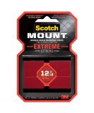 Scotch 414H-ST 051141397252 Extreme Mounting Tape  8 Strips  Black 8 Strips Extreme - Buy Online on GoSupps.com