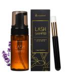 120ml Eyelash Shampoo for Extensions - Gentle Foam Cleanser for Salon & Home Use (Lavender) - Buy Online on GoSupps.com