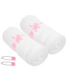 2 Rolls Postpartum Belly Belt | Maternity Recovery Bands & Wraps for Women | White Cotton Adjustable Circumference - Buy Online on GoSupps.com