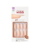 KISS Gel Fantasy Ready-to-Wear Press-On Sculpted Gel Nails, 4 the Cause, Long, Nude, High Arch Nail Kit with 24 Mega Adhesive Tabs, Pink Gel Glue, Manicure Stick, Mini File, and 28 Fake Nails - Buy Online on GoSupps.com