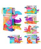 Vicloon Baby Cloth Book with 3D Animal Tails - Soft Touch and Feel Learning Book for Toddlers (Dinosaur) - Buy Online on GoSupps.com