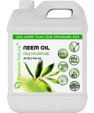 Premium Nature Organic Neem Oil For Skin - Natural - 32 Oz. - Buy Online on GoSupps.com