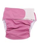 Dekaim Adult Cloth Diaper - Reusable Washable Adjustable Large Nappy (Rose Red) - Buy Online on GoSupps.com