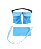 GREUS Mastectomy Drain Holder | Adjustable Post-Surgery Drainage Pouch & Shower Bag | Ideal Recovery Kit in Blue - Buy Online on GoSupps.com