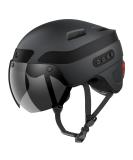 KRACESS KRS-S1 Smart Bike Helmet for Men & Women | 1080P Sports Camera | Bluetooth | Matte Black | Size L 22-24.4 - Buy Online on GoSupps.com