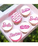 24 x Pre-Cut Barbie 8 Edible Stand up Wafer/Rice Paper Cupcake Cake Toppers Birthday Party Pink Decorations - Buy Online on GoSupps.com
