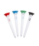 Callaway Par Tee Plastic Golf Tees - 4 Pack, Assorted Colors - Buy Online on GoSupps.com