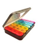 Weekly Pill Box Organizer - 4x Daily Large 28 Compartment Case for Medications Vitamins & Supplements - International Shipping - Buy Online on GoSupps.com