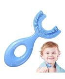 Shenrongtong U-Shaped Children's Toothbrush | Soft Silicone 360-Degree Bristle Toothbrush for Kids - Food-Safe & Gentle on Young Teeth - Buy Online on GoSupps.com