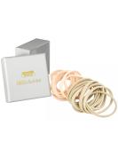 HAARallerliebst Hair Ties - 20 Pack Wide Gold & Skin-Colored (5 cm) with Storage Box - Premium Quality International Shipping - Buy Online on GoSupps.com