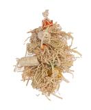 HappyBird Orange Shred-Tuft Toy | Best Shredder Toy for Parakeets & Small Parrots - Eco-Friendly Nibble Delight - Buy Online on GoSupps.com
