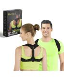GARNO Posture Corrector: Adjustable Back Brace for Men & Women - Invisible Support for Straight Spine, Neck, Clavicle, Shoulders - Prevents Slumping, Scoliosis & Hunchback - Relieves Pain - One Size Fits Most - Buy Online on GoSupps.com