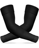 Ailaka Medical Compression Arm Sleeves for Men Women - 20-30 mmHg Lymphedema Compression Sleeves Support for Arms Pain, Swelling, Edema, Post Surgery Recovery, Tendonitis Black Medium(1 Pair) - Buy Online on GoSupps.com