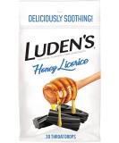 Ludens Hny Licorice Drops 30ct - Soothing Honey Flavored Cough Drops - Buy Online on GoSupps.com