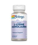 Solaray L-Lysine Monolaurin 1:1 Ratio 60 Vegetarian Capsules - Buy Online on GoSupps.com