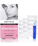 Parissa Eyebrow Shaper Wax Strips - 32 Count - Pink Hair Removal Wax for Perfect Brows - Buy Online on GoSupps.com