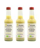 Buy Pure Peruvian Organic Ginger with Lemon (3x250ml) - No Sugar No Additives - High-Quality Wellness Drink - Buy Online on GoSupps.com