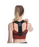 Back Posture Corrector for Men & Women - Adjustable Upper Back Brace for Neck Pain Relief | Comfortable Clavicle Support & Invisible Design - Buy Online on GoSupps.com