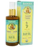 Badger Baby Oil 4oz - Natural and Gentle Moisturizer for Baby's Skin - Buy Online on GoSupps.com