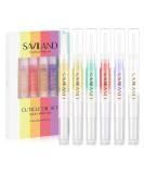 SAVILAND Natural Cuticle Oil Pen - 6PCS Revitalizing Vitamin E Nail Treatment | Overnight Softener & Strengthener for Damaged Skin & Thin Nails - Buy Online on GoSupps.com
