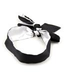 Luxury Black Satin Eye Mask - Silk Blindfold for Sleep | 59 Inch Eye Sleeping Mask - Buy Online on GoSupps.com